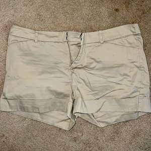 Women’s size 12 khaki shorts.